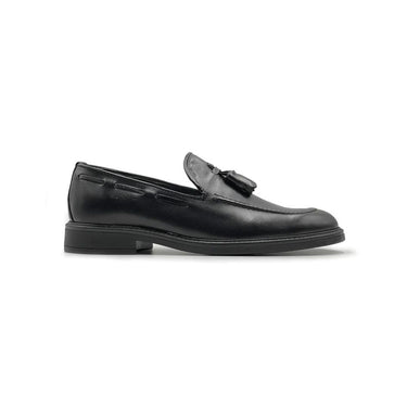 Mocassino Loafer con nappine Nero - FLAG STORE